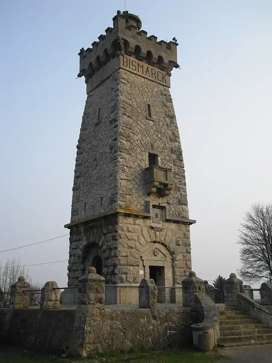 The Bismarck Tower in the north of town.