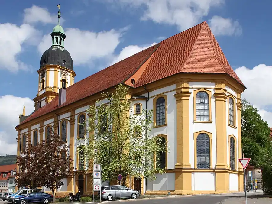 Kreuzkirche in central Suhl.