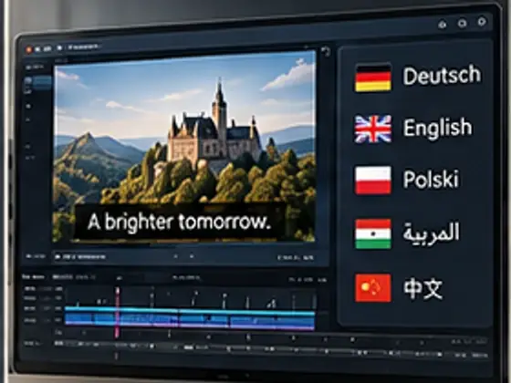MW Digital Subtitle Studio — többnyelvű feliratszerkesztő felület